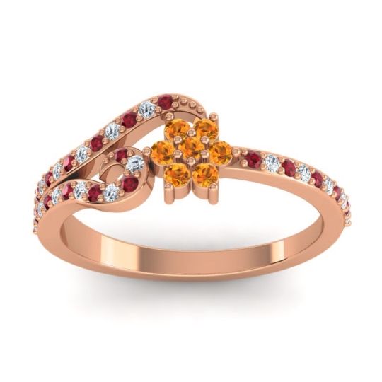 Petite Floral Karbudara Ring