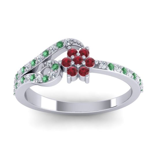 Petite Floral Karbudara Ring