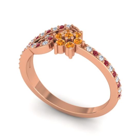 Petite Floral Karbudara Ring