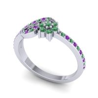 Petite Floral Karbudara Ring