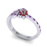 Petite Floral Karbudara Ring