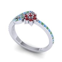 Petite Floral Karbudara Ring