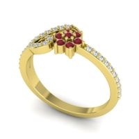 Petite Floral Karbudara Ring