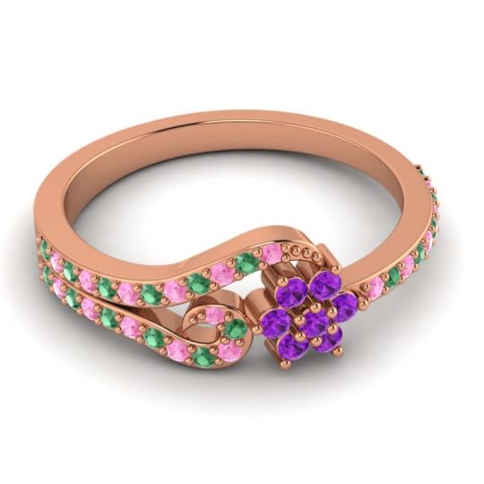 Petite Floral Karbudara Ring