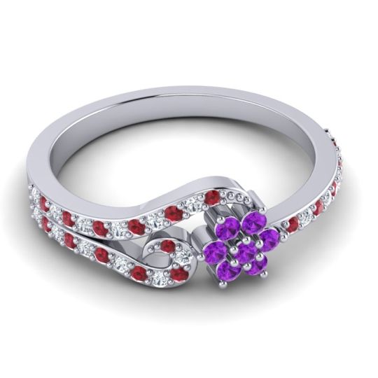 Petite Floral Karbudara Ring