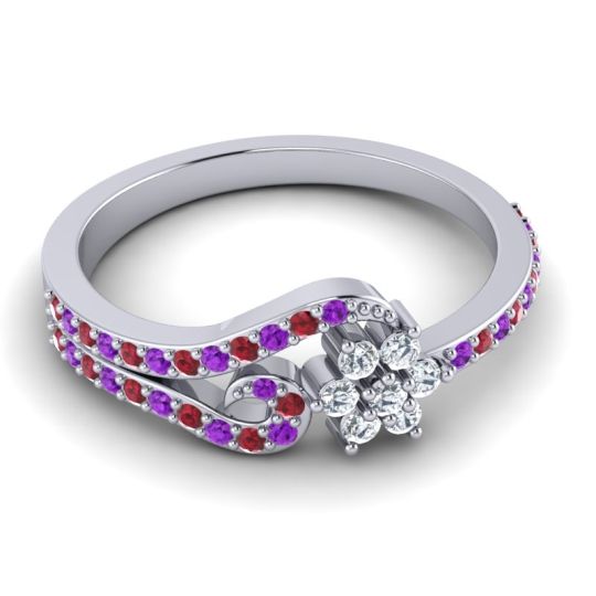 Petite Floral Karbudara Ring