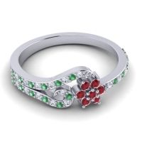 Petite Floral Karbudara Ring