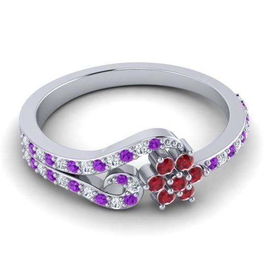 Petite Floral Karbudara Ring