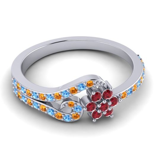 Petite Floral Karbudara Ring