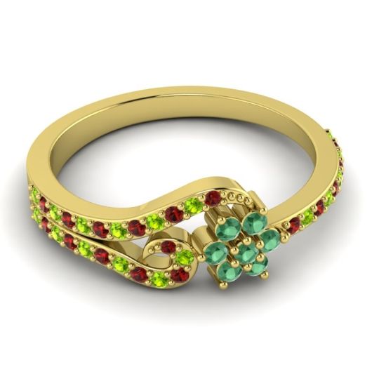 Petite Floral Karbudara Ring