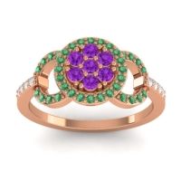 Statement Floral Pave Zirisa Ring