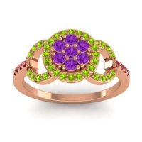 Statement Floral Pave Zirisa Ring