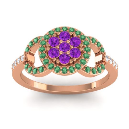 Statement Floral Pave Zirisa Ring