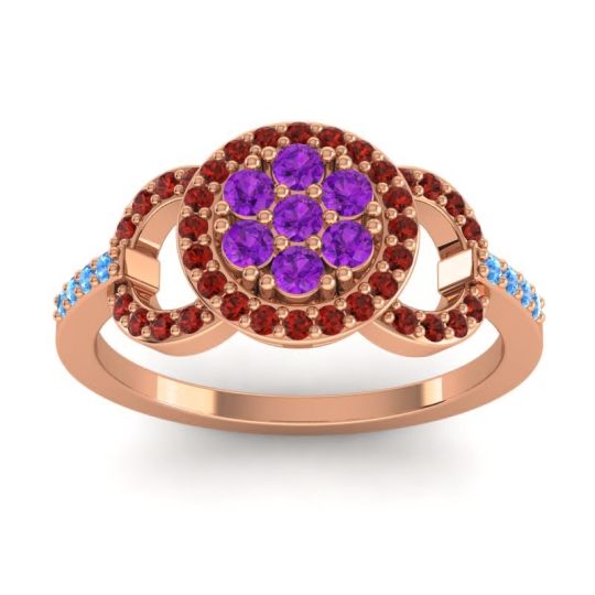 Statement Floral Pave Zirisa Ring