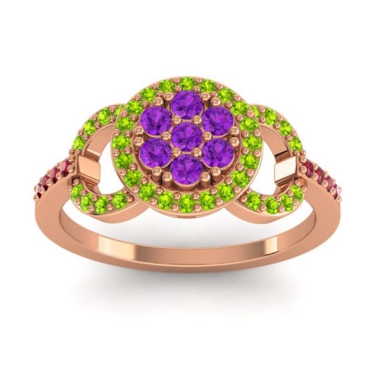 Statement Floral Pave Zirisa Ring
