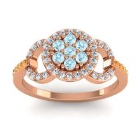 Statement Floral Pave Zirisa Ring