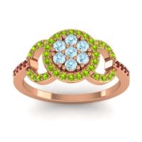 Statement Floral Pave Zirisa Ring