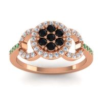 Statement Floral Pave Zirisa Ring