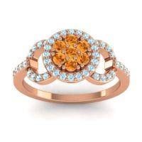 Statement Floral Pave Zirisa Ring