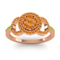 Statement Floral Pave Zirisa Ring