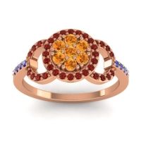 Statement Floral Pave Zirisa Ring