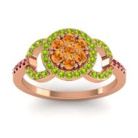 Statement Floral Pave Zirisa Ring
