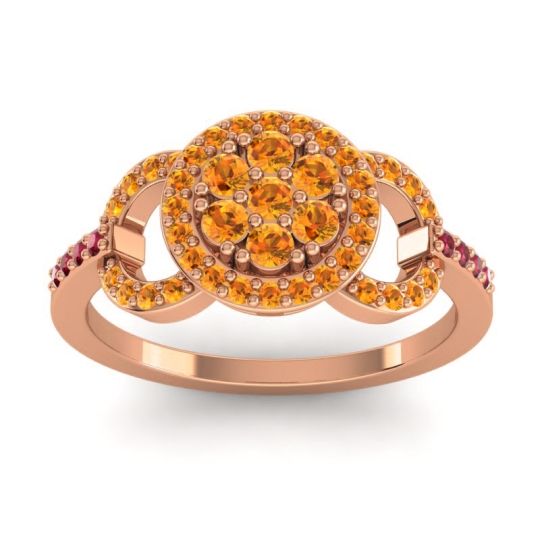 Statement Floral Pave Zirisa Ring