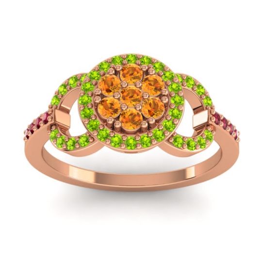 Statement Floral Pave Zirisa Ring