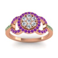 Statement Floral Pave Zirisa Ring