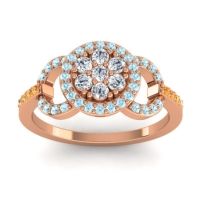 Statement Floral Pave Zirisa Ring