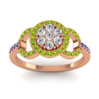Statement Floral Pave Zirisa Ring