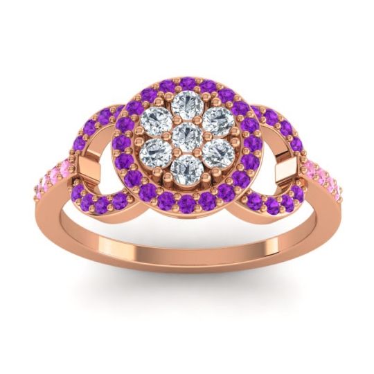Statement Floral Pave Zirisa Ring