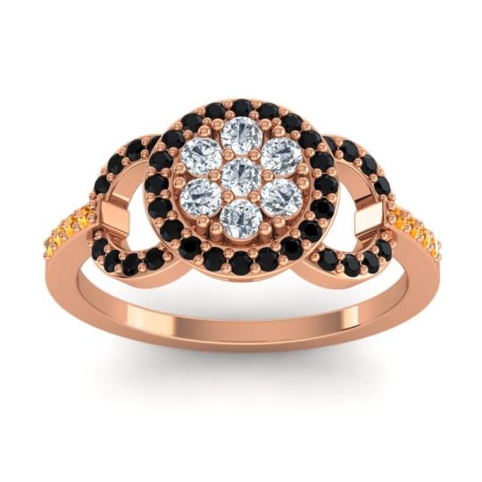 Statement Floral Pave Zirisa Ring