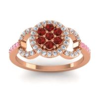 Statement Floral Pave Zirisa Ring