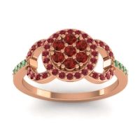 Statement Floral Pave Zirisa Ring