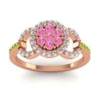 Statement Floral Pave Zirisa Ring