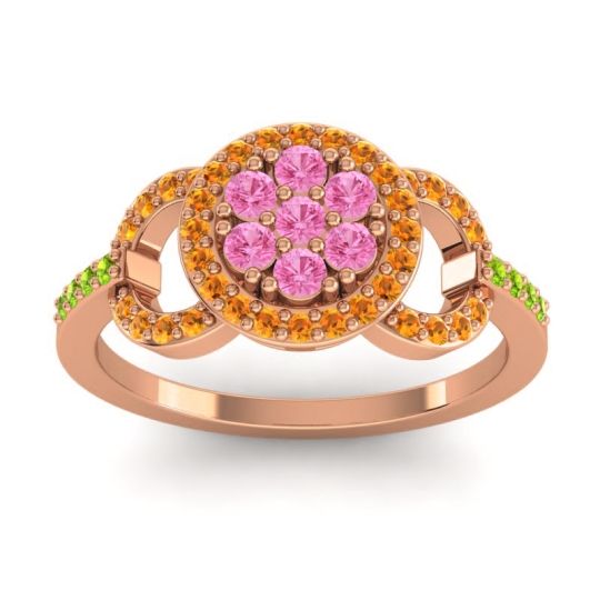 Statement Floral Pave Zirisa Ring
