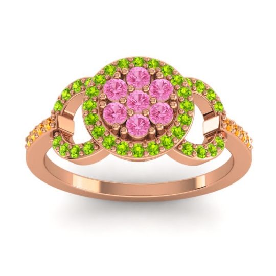 Statement Floral Pave Zirisa Ring
