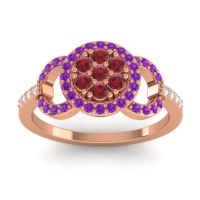Statement Floral Pave Zirisa Ring