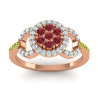 Statement Floral Pave Zirisa Ring