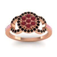 Statement Floral Pave Zirisa Ring