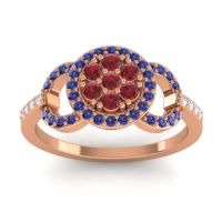 Statement Floral Pave Zirisa Ring