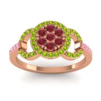 Statement Floral Pave Zirisa Ring