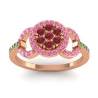 Statement Floral Pave Zirisa Ring