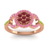 Statement Floral Pave Zirisa Ring