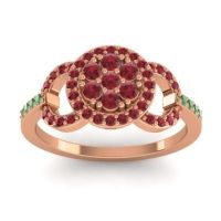 Statement Floral Pave Zirisa Ring