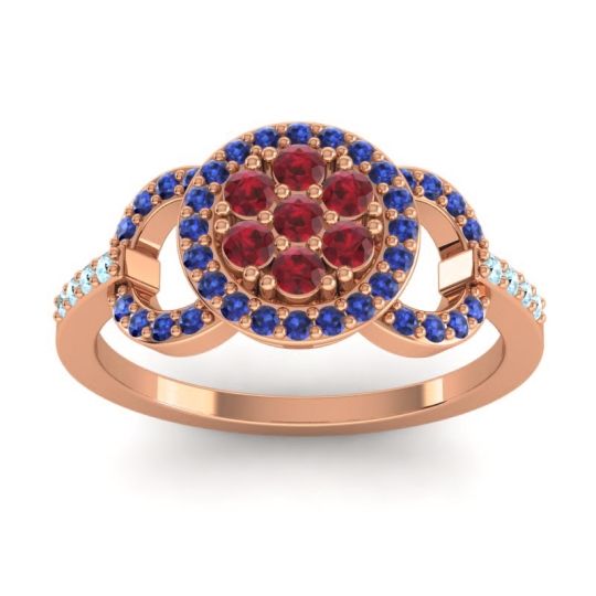 Statement Floral Pave Zirisa Ring
