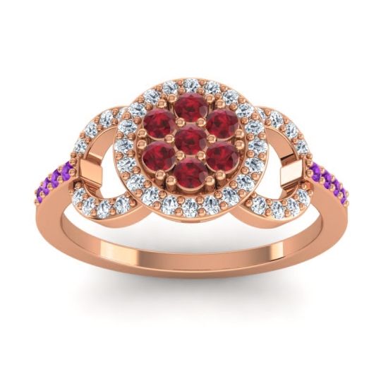 Statement Floral Pave Zirisa Ring