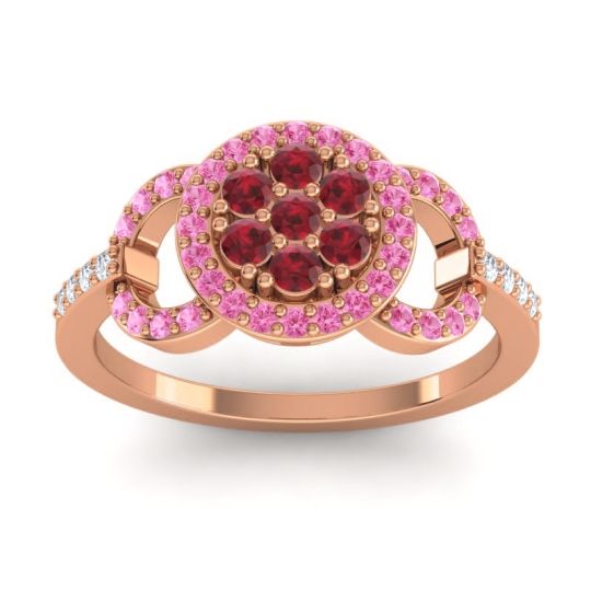 Statement Floral Pave Zirisa Ring