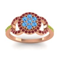 Statement Floral Pave Zirisa Ring